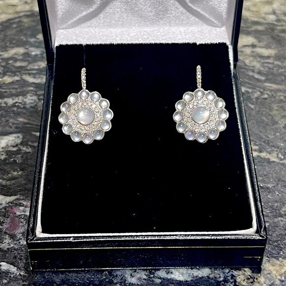 Ivanka Trump Jewelry - Ivanka Trump Myoonstone and Diamond earrings